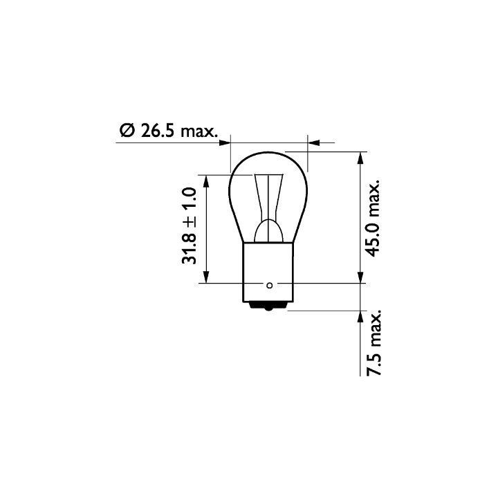 Lemputė, indikatorius PHILIPS 13498B2