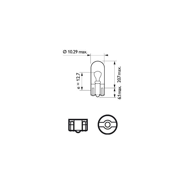 Lemputė, indikatorius PHILIPS 13961CP