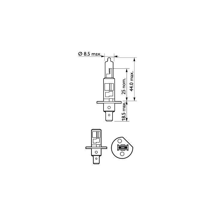 Lemputė, prožektorius PHILIPS 12258PRC1
