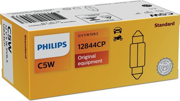 Lemputė, valstybinio numerio apšvietimas PHILIPS 12844CP