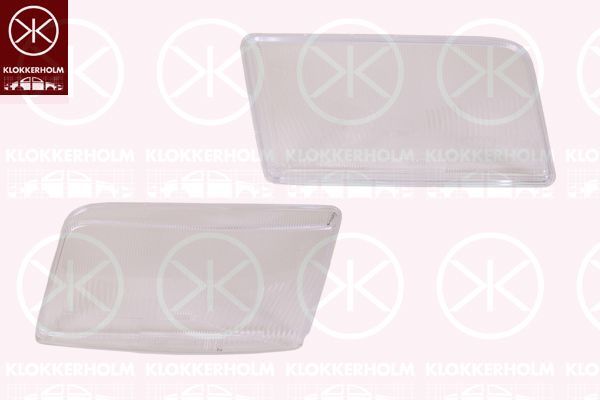 Lęšis, priekinis žibintas KLOKKERHOLM 00120252