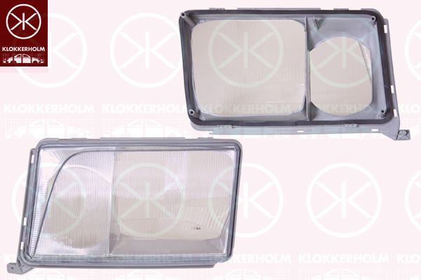 Lęšis, priekinis žibintas KLOKKERHOLM 35260254