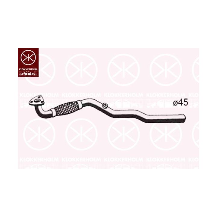 Išleidimo kolektorius KLOKKERHOLM 50638651