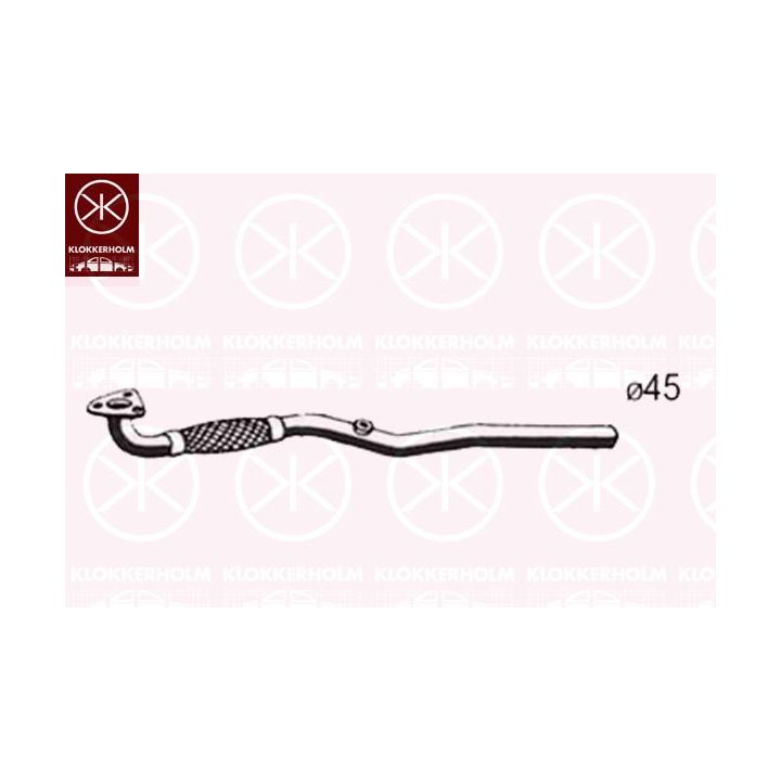 Išleidimo kolektorius KLOKKERHOLM 66098652