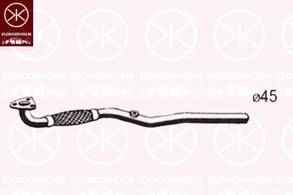 Išleidimo kolektorius KLOKKERHOLM 66098652