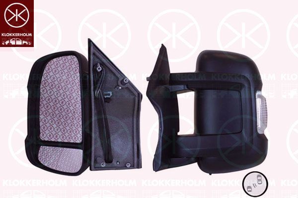 Išorinis veidrodėlis KLOKKERHOLM 20971083A1
