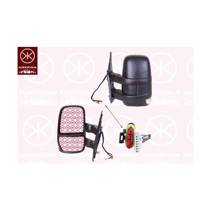 Išorinis veidrodėlis KLOKKERHOLM 30821043