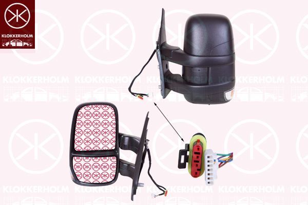 Išorinis veidrodėlis KLOKKERHOLM 30821044