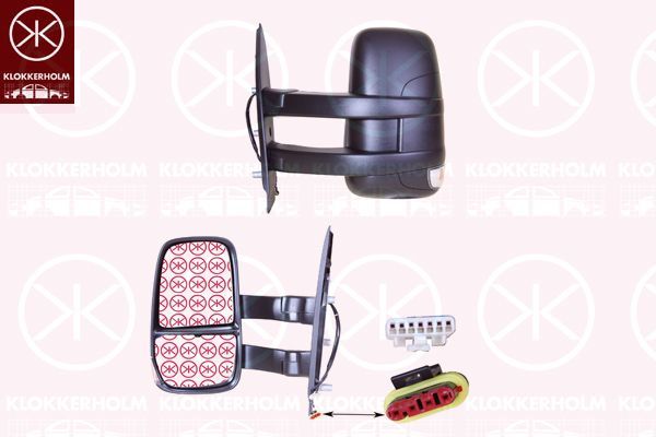 Išorinis veidrodėlis KLOKKERHOLM 30821045