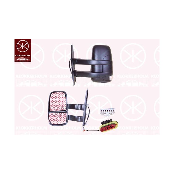 Išorinis veidrodėlis KLOKKERHOLM 30821046