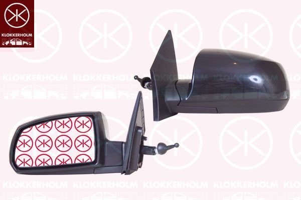 Išorinis veidrodėlis KLOKKERHOLM 32771022