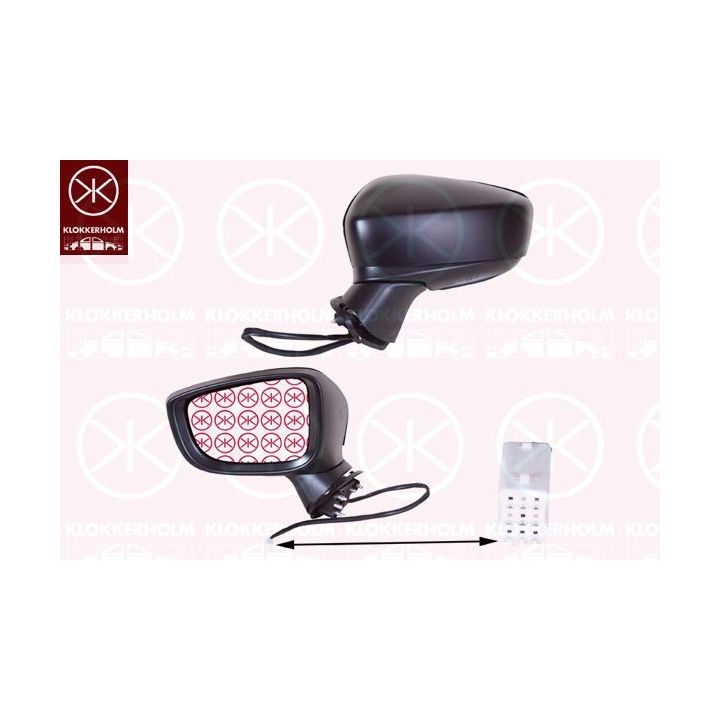 Išorinis veidrodėlis KLOKKERHOLM 34781041