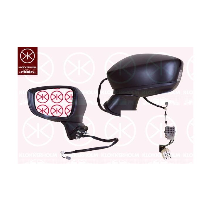 Išorinis veidrodėlis KLOKKERHOLM 34781045