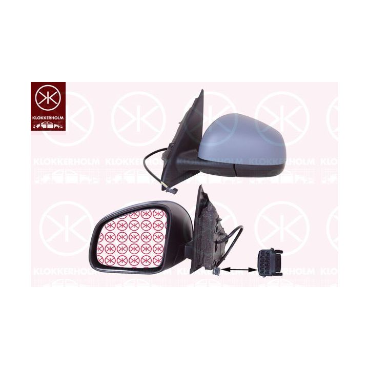Išorinis veidrodėlis KLOKKERHOLM 60041041