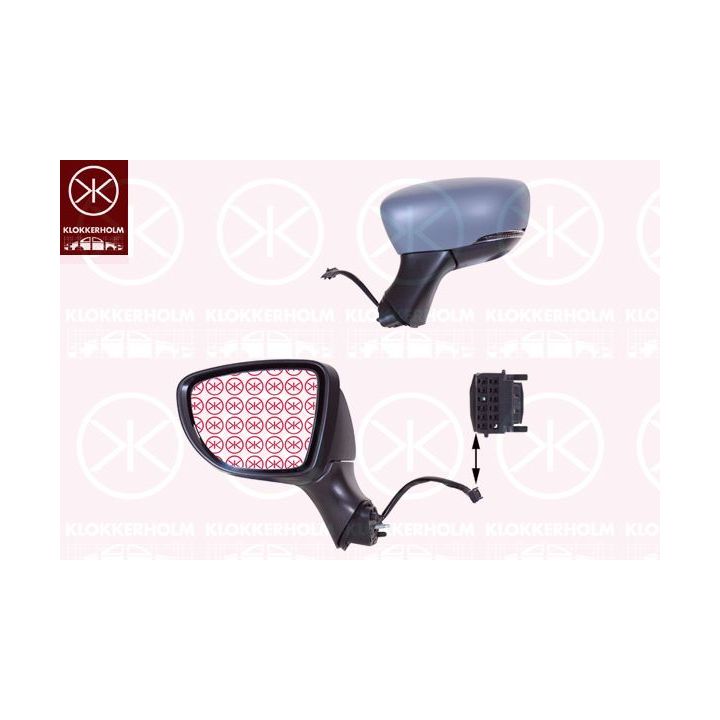 Išorinis veidrodėlis KLOKKERHOLM 60341033