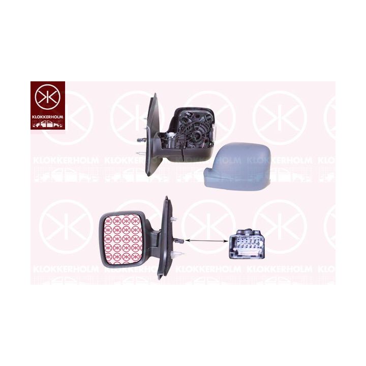 Išorinis veidrodėlis KLOKKERHOLM 60631045