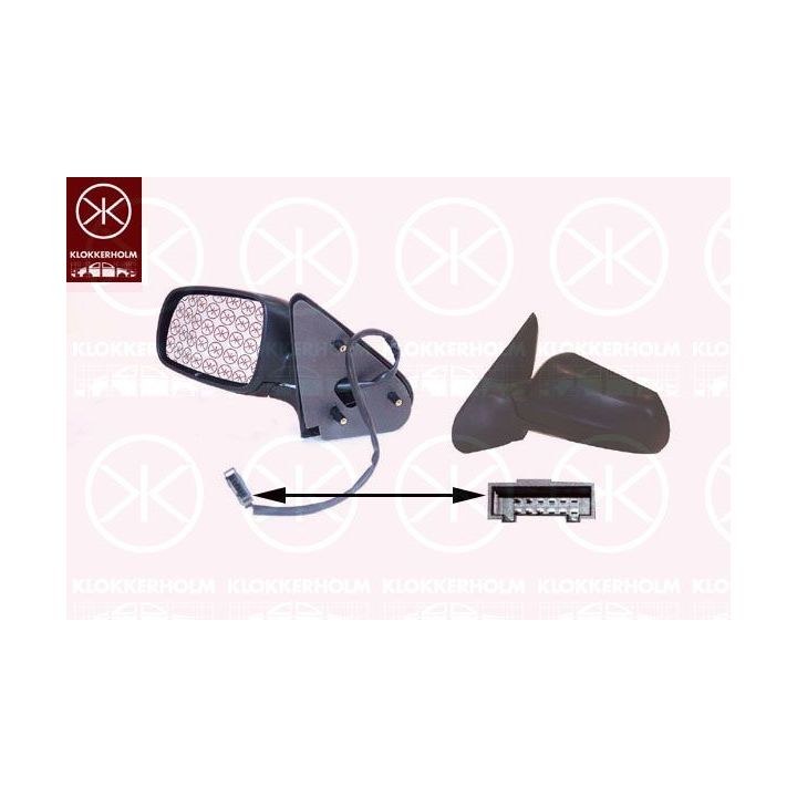 Išorinis veidrodėlis KLOKKERHOLM 66081041
