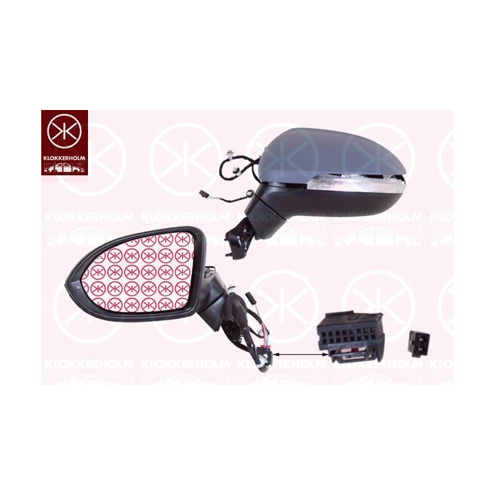 Išorinis veidrodėlis KLOKKERHOLM 95311042