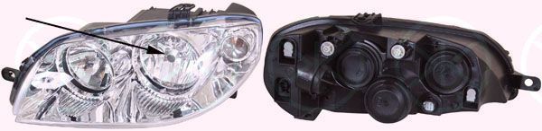 Priekinis žibintas KLOKKERHOLM 20230162A1