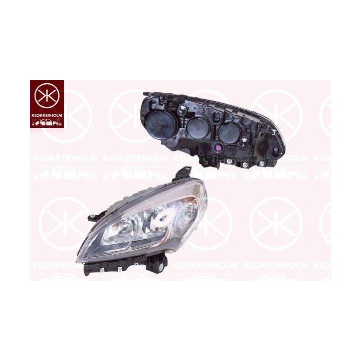 Priekinis žibintas KLOKKERHOLM 20430144