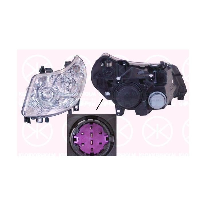 Priekinis žibintas KLOKKERHOLM 20970126A1