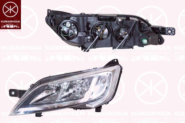 Priekinis žibintas KLOKKERHOLM 20970136