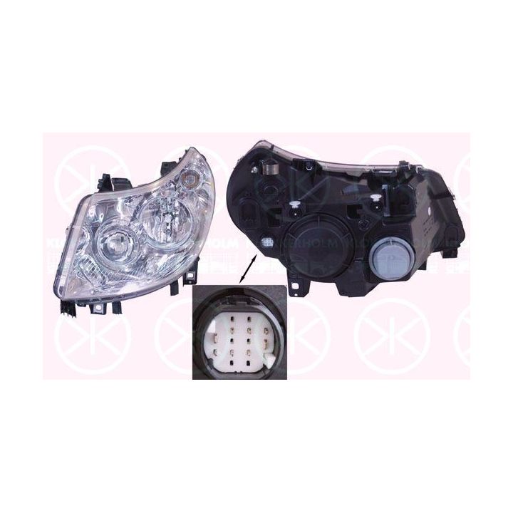 Priekinis žibintas KLOKKERHOLM 20970141