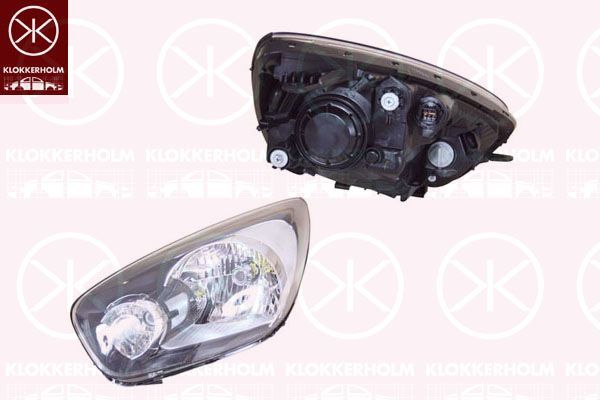 Priekinis žibintas KLOKKERHOLM 32660141