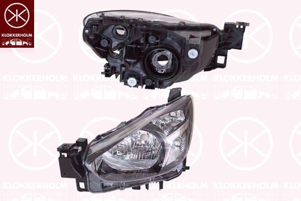 Priekinis žibintas KLOKKERHOLM 34220141