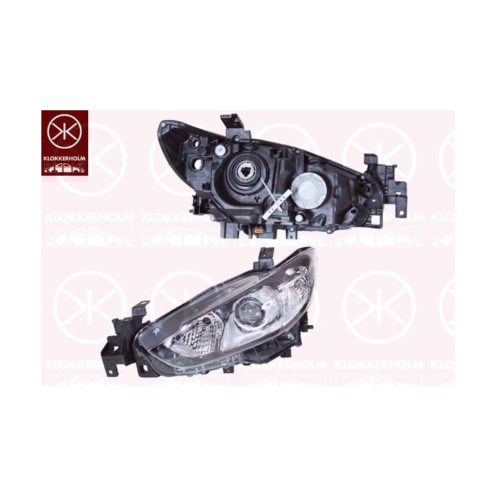 Priekinis žibintas KLOKKERHOLM 34530142