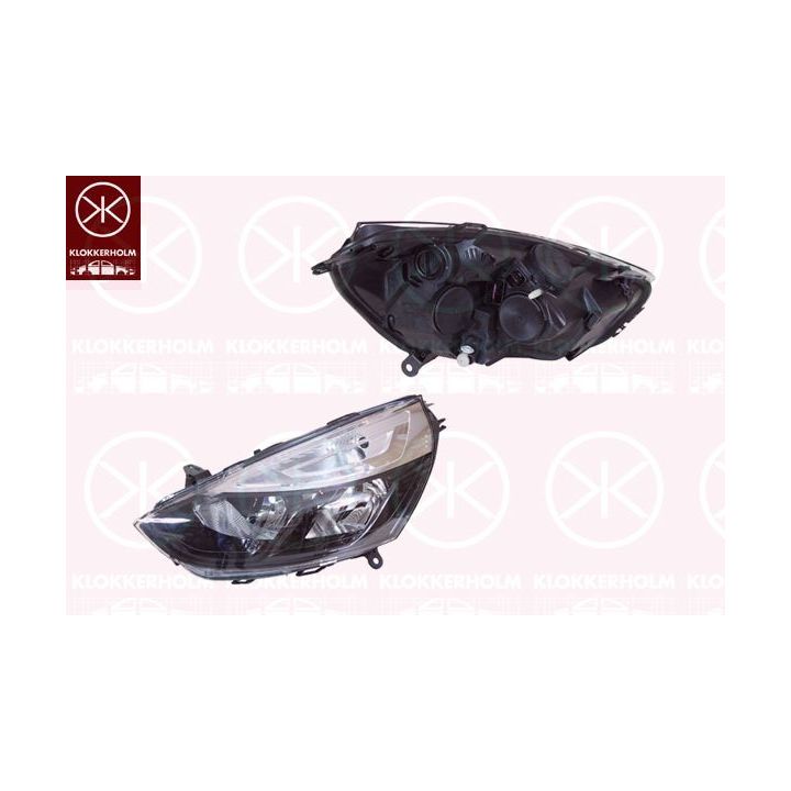 Priekinis žibintas KLOKKERHOLM 60340129A1