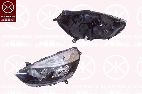 Priekinis žibintas KLOKKERHOLM 60340130A1