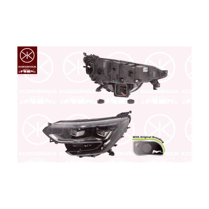 Priekinis žibintas KLOKKERHOLM 60460181A1