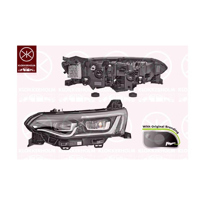 Priekinis žibintas KLOKKERHOLM 60570182A1