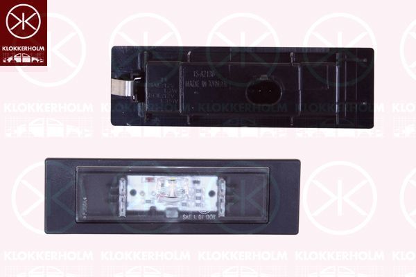 Valstybinio numerio apšvietimas KLOKKERHOLM 00850855