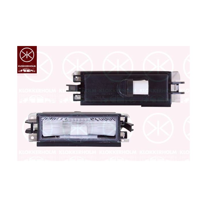 Valstybinio numerio apšvietimas KLOKKERHOLM 13010850