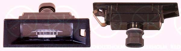 Valstybinio numerio apšvietimas KLOKKERHOLM 20260850A1