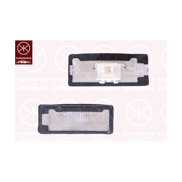 Valstybinio numerio apšvietimas KLOKKERHOLM 20430850