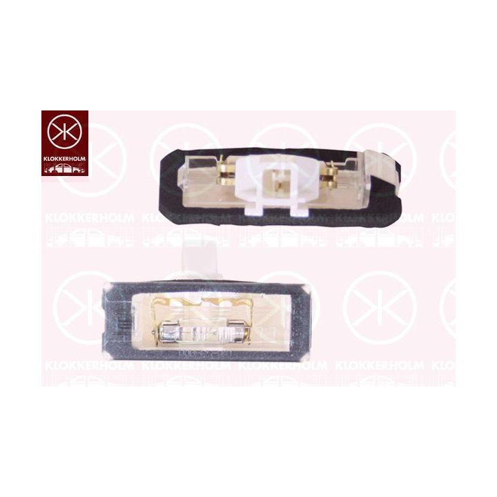 Valstybinio numerio apšvietimas KLOKKERHOLM 20970850