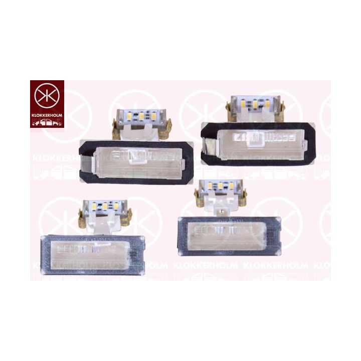 Valstybinio numerio apšvietimas KLOKKERHOLM 20970855