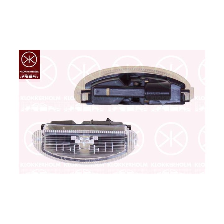 Valstybinio numerio apšvietimas KLOKKERHOLM 60320850