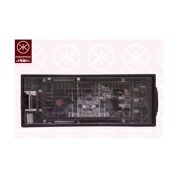 Valstybinio numerio apšvietimas KLOKKERHOLM 60560850