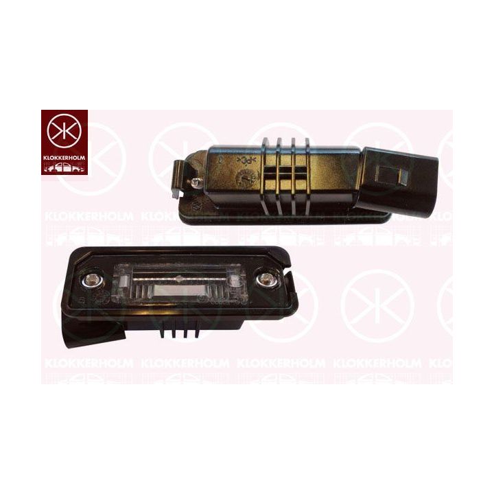 Valstybinio numerio apšvietimas KLOKKERHOLM 66130850