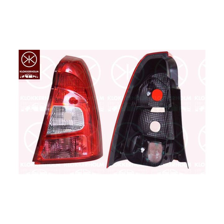Kombinuotas galinis žibintas KLOKKERHOLM 13010716