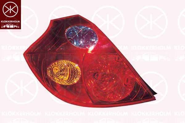 Kombinuotas galinis žibintas KLOKKERHOLM 32670711