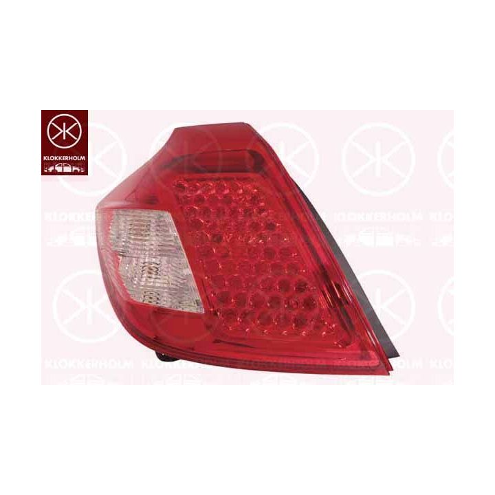 Kombinuotas galinis žibintas KLOKKERHOLM 32670713