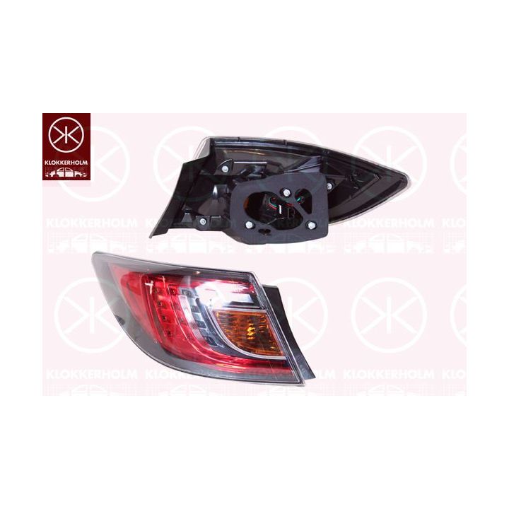 Kombinuotas galinis žibintas KLOKKERHOLM 34520711