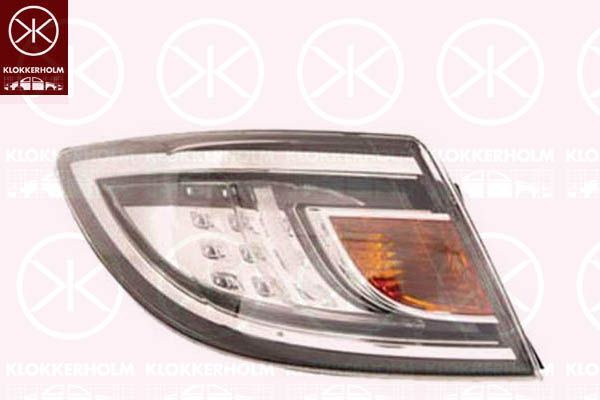 Kombinuotas galinis žibintas KLOKKERHOLM 34520717