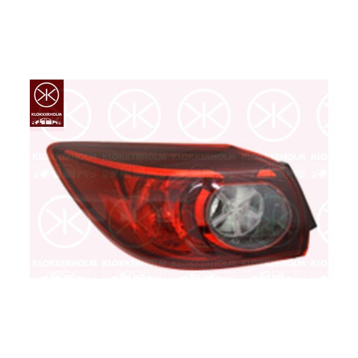 Kombinuotas galinis žibintas KLOKKERHOLM 34780718