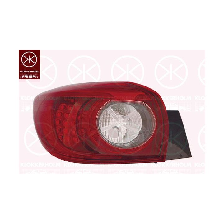 Kombinuotas galinis žibintas KLOKKERHOLM 34780720